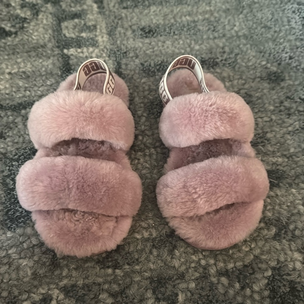 UGG Fuzzy Toddler Slippers